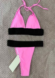 Mode Unterwäsche Badeanzug Designer Bikini Bademode Badeanzug Hohe Taille Einfarbig Sommer Sexy verführerische Bikinis3978809