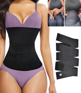 Women039s Shapers Snatch Me Up Bandage Wrap Belt Mulheres Slimming Bainha Cintura Wraps Banda para Estômago Corpo Shaper Trimmer Bandas A4330538