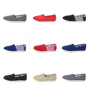 uomo donna scarpe casual GAI rosso nero bianco grigio nero stile di vita camminare scarpe da ginnastica leggere e traspiranti in tela