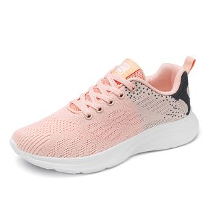 Casual skor för män kvinnor för svartblå grå gai andas bekväm sporttränare sneaker color-117 storlek 35-42 trendings