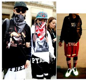 Men's Shorts Pyrex Men Shorts Brand Fashion Streetwear Hip Hop Shorts Men Men Black Red Casual Sports Elastic Talle 3097641 Q240305