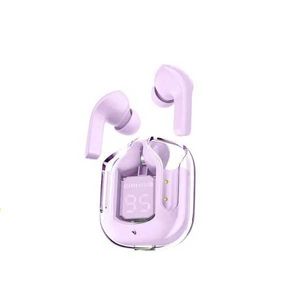 Sport Headphones With Digital Display Transparent Charging Case Headset Wireless Bluetooth Earbuds ENC Noise Cancellation Earphone 40E4J