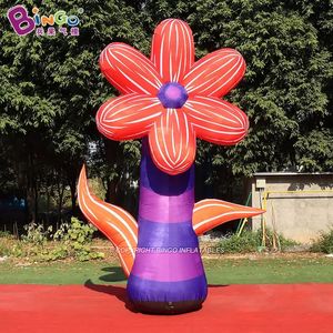 Atacado shopping decoração inflável gigante colorido flor plantas modelos para evento de publicidade com ventilador de ar brinquedos esportes 6m altura