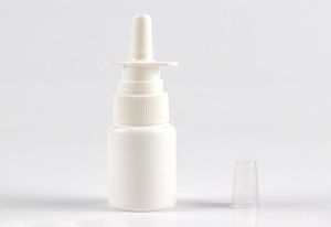 15pcslot 30ML1oz Plástico Vazio Recarregáveis Garrafas de Spray Nasal Pulverizadores de Névoa Fina Atomizadores Garrafa com pulverizador nasal pump3789808