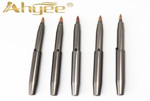 High Quality Metal New Retractable Lip Makeup Brush Portable Cosmetic Tool for Lipstick Gloss Gun Color Travel Beauty and Health8679623