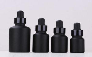 Frosted Black Glass Essential Oil Parfymflaskor E Liquid Reagent Pipette Eye Droper Aromaterapy Bottle 5ML100ML3256259