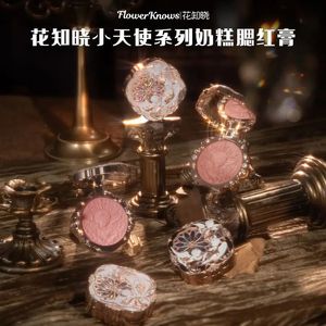 Flower Knows Little Angel Series Cheek Blush Moonlight Fard con finitura opaca Vegan Cruelty Free Private Makeup 240304