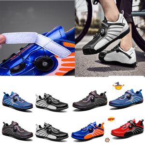 Designer Cycling Shoes Men Sports Dirt Road Cykelskor Flat Speed ​​Cycling Sneakers Flats Mountain Bicycle Footwear Hockey Table Tennis Te Gai