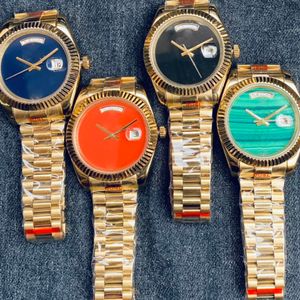 Relógio de designer para homens relógio automático relógio mecânico datejust dual display caixa de aço inoxidável 316 com superfície de espelho de cristal de alta resistência