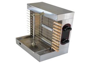 GB25A GPL Gas Commerciale Rotary Kebab Girarrosto Grill Forno Shawarma Macchina SSteel con Bruciatori per BBQ Grill Forno Equipment5468573