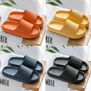 Slippers for men women Solid color hots low softs black white Light Sea Green Multi walking mens womens shoes trainers GAI