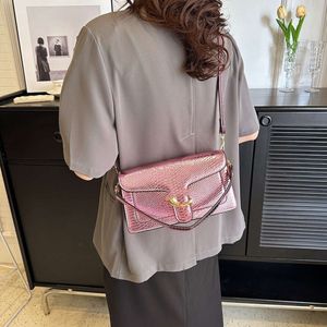 Korean 2024 One Shoulder Bag Women's Handbag Crossbody Popular Girl Trendy Small Square Bag Fashionable