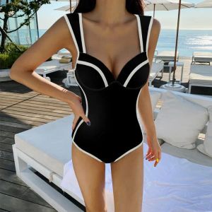 Stroje kąpielowe One Piece Swimsuit Kobiety underwire Sliming Szybkość kąpielowa seksowna push u góry klasyczny kombinezon pływania Momokini Summer Beach Kąpiel