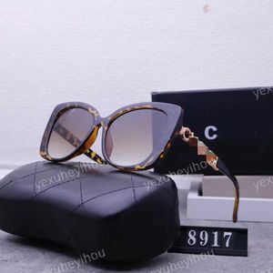 24SS CC Sonnenbrille Modedesigner Ch Sonnenbrille Mode Top Fahren im Freien UV-Schutz Oval Mode Logo Bein Für Männer Frauen Sonnenbrille Marke Desinger Geschenk A1