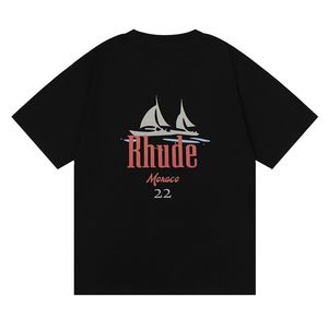 Rhude T Shirt Shirt Shirt Swim Trunks Tshirt Tshirt Rhudes Men Designer Tshirts for Mens Shorts Męs