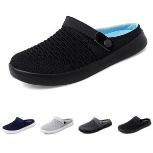 Chinelos para homens mulheres cor sólida hots baixo macio preto branco amêndoa multi caminhada homens mulheres sapatos treinadores gai gai