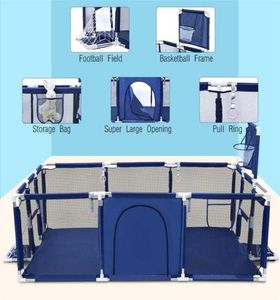 Box per bambini per bambini Piscina di palline Parco Barriera di sicurezza pieghevole per 06 anni Parco giochi per bambini Attività Forniture per penne 2110285839423