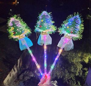 LED Light Sticks Zabawki świetliste gwiazdy Fluorescencyjne oświetlenie motyla księżniczka wróżka magiczna impreza