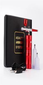 Mini Air Compressor Kit Brush Spray Brush Multifunktionell borstkaka Dekorationsborstar Hemanvändning av skönhetsenheter 2112315492376