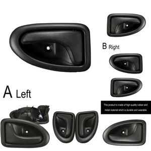 New Left/Right Car Interior Door Handle Knob Hand For Renault Clio Handles Replacement Black 7700353282