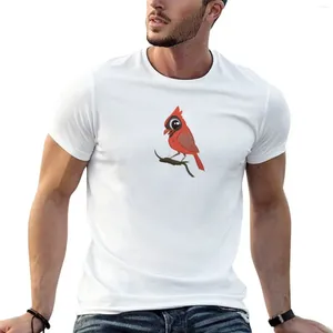 Herrtankstoppar Happy Cardinal - Solo T -shirt Svetttröja för en pojke snabbtorkande män t skjortor