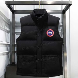 Gilet in piumino d'oca di design da uomo in stile canadese all'ingrosso Cappotto da uomo Donna Gilet invernale da uomo di alta qualità