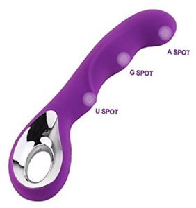 USB wiederaufladbares Zauberstab-Massagegerät G-Punkt-Vibratoren für Frauen Klitoris-Stimulator Wasserdichte Sexmaschine Sexspielzeug für Frauen MX199052757