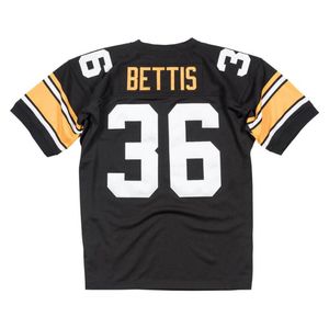 Stitched football Jersey 36 Bettis 1996 white mesh retro Rugby jerseys Men Women and Youth S-6XL