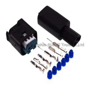 TeamP 3 Pinway Malefemale Auto Restrictor Sensor Plug ConnectorThrotTltaillight PlugAuto Waterproof Electrical Plug för BMW5304652