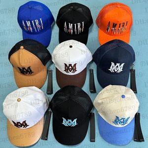 LETRA DE BASEBOL AMIR CANVAS CAP CLÁSSICA DE ESPORTES 2024am bordados letra de tênis de tênis Hat Hat Hat Hat Unisex Luxo Summer Sun Protection Hat