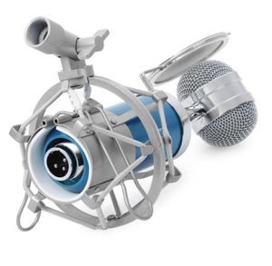Microfones BM8000 Gravação Profissional Condensador Microfone de Estúdio de Som com Plugue de 35mm para KTV Karaokê com Suporte Pop8202215