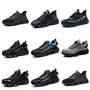 Buty do biegania Gai Seven Men Women Triple Black White Ciemnoniebieski Mesh Oddychający Wygodny Sport Sneaker