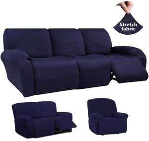 123 SEATER RECLINER Sofa Cover Elastic Relaks Fotel Cover Stretch Relining Frea Cover Lazy Boy Furniture Protector 211008385849341996