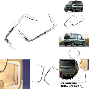 New For Mitsubishi Delica Mini 2023 Rear Bumper Tail Light Fog Lamp Cover Trim Decorative Replacement Car Styling Accessories