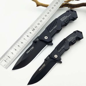 Aluminum Handle Tactical High Hardness Survival Stainless Steel Folding Knife, Self-Defense Outdoor Knife 856370