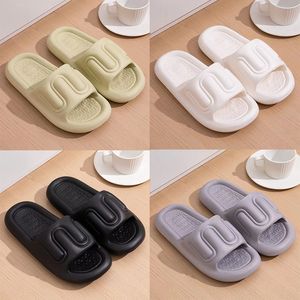 Slippers for men women Solid color hots low soft black white Doder Blue Multi walking mens womens shoes trainers GAI