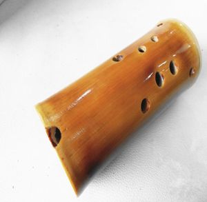 Principiante musi10 buche Bambù cinese Xun Flauto Grano di roccia Ceramica Dualchamber Argilla professionale Flauta Strumento musicale Chiave GF 6344524