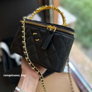 Shoulder Crossbody Bag Women Brand 23B Chain Pearl Plus Rhinestone Handle Single Handbag Mingyuan Fate 2024