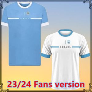 2023 2024 Home Away blue white camisetas Israel Mens Soccer Jerseys SAFURI JEHEZKEL HEMED SELMANI ANSAH Home blue Away White Football Shirts Short Sleeve Uniforms