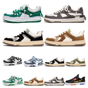 GAI sapatos de lona respirável das mulheres dos homens tamanho grande moda respirável confortável bule verde casual masculino treinadores tênis esportivos a86