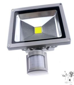 AC 85265V 10W 20W 30W 50W 70W 100W PIR LEDフラッドライトアウトドアLEDフラッドライトランプ付きモーション探偵センサーSPOT6080434