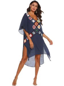 Cover-up Damen Strandkleid Coverups Badeanzug Cover Up 2023 Beachwear Weiße Kleider Badeanzug für Frau Sommer Damen Tunika