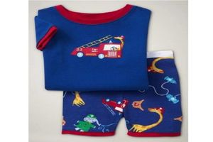 Fire Engine Boys Pajamas Sets Children039s Pyjama Boy039s Sleepwear Suit Telescope Kids Pjamas home wear Costumes Nightgown 2297149