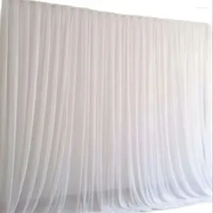 Party Decoration Fashion 10ft 20ft Wedding Stage Curtain Purple Backdrop med Beatiful Swag Drape och