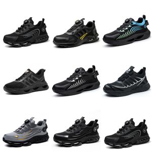 Correndo tênis GAI sete homens mulheres triplo preto branco escuro azul esporte respirável confortável malha respirável sapatos de caminhada