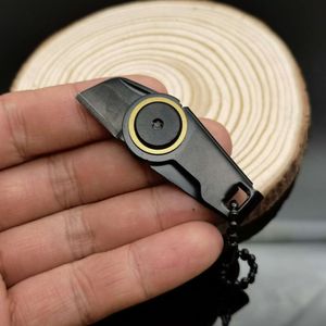 High Quality Mini Accessory EDC Portable Multifunctional Survival Tool Folding Keychain Knife 535975