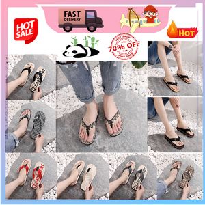 Designer Casual Platform slippers summer sliders women rainbow slides sandals pink blue grey memory sandals soft thick cushion slipper cloud slide indoor GAI