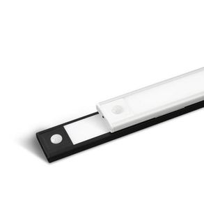 Luce per armadio ricaricabile USB a luminosità ultrasottile per la casa 23 cm 40 cm Sensore di movimento PIR wireless LED sotto l'illuminazione dell'armadio1804999