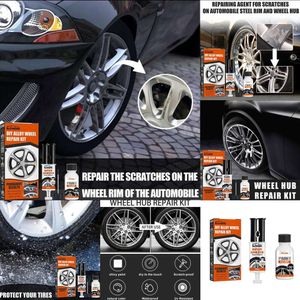 Nowy 1 komputer PCS Universal Alloy Wheel Zestaw do naprawy samochodu Szybka automatyczna naprawa powierzchni naprawy Scratc J4E6