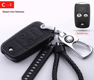 Genuine leather car key case For Honda Accord CRV CRZ XRV URV Odyssey Civic City crosstour CRIDER VEZEL Auto metal Key Rings1620580